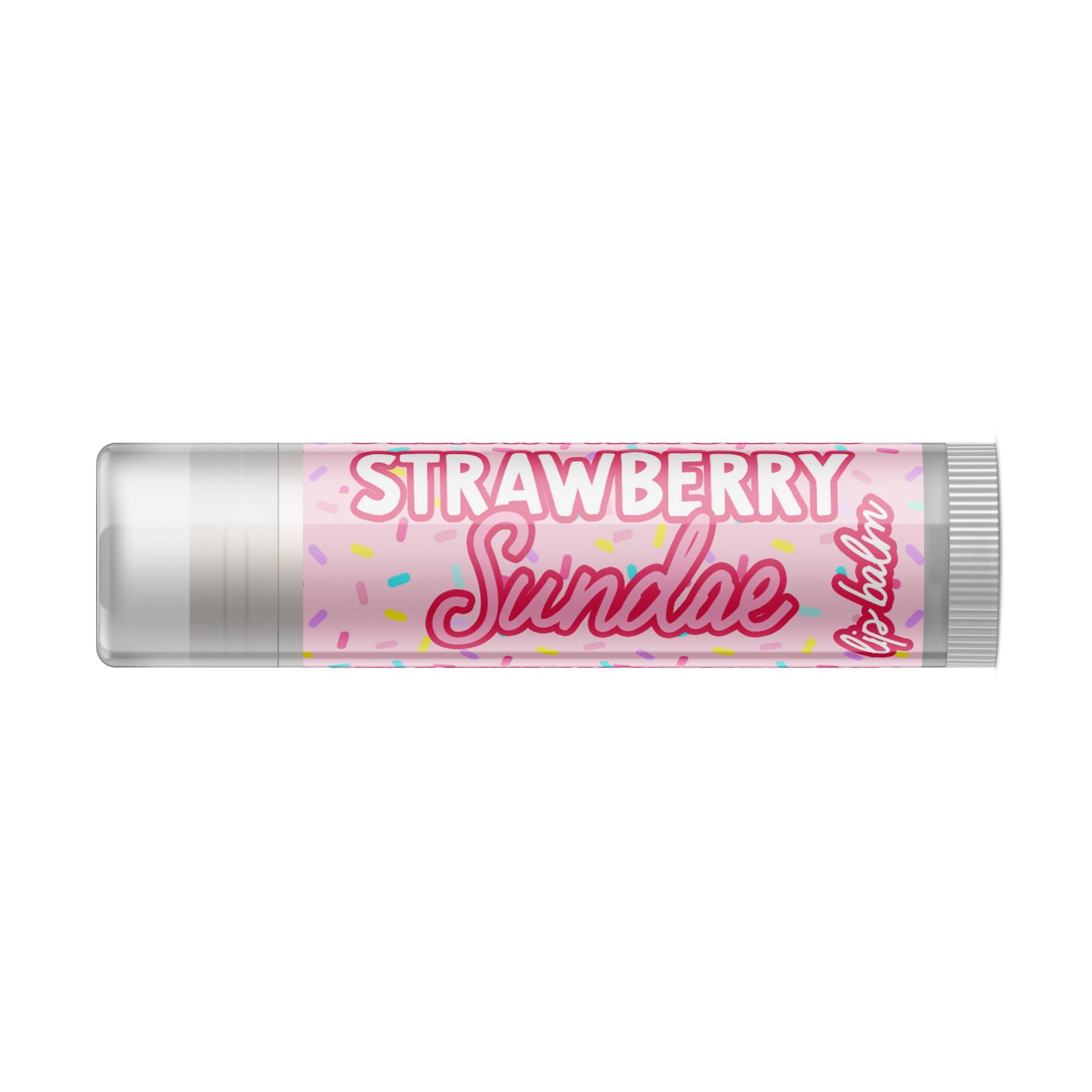 Delight Naturals Jumbo Strawberry Sundae Lippenbalsam - Single Tube von DelightNaturals