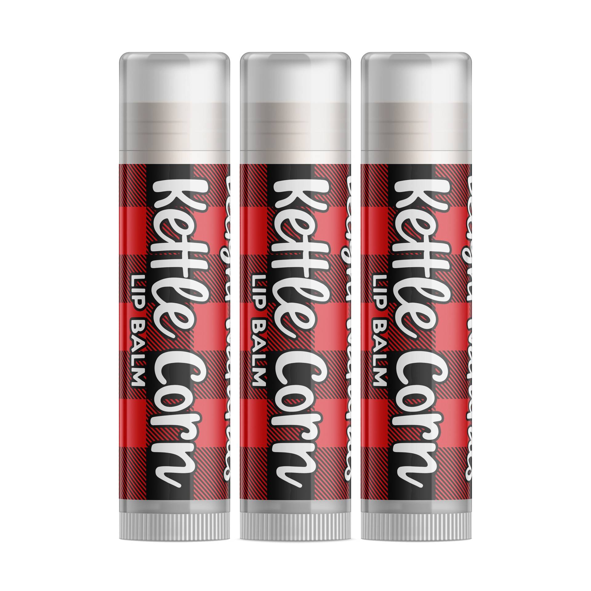 Delight Naturals Kettle Corn Lippenbalsam - Dreierpack von DelightNaturals