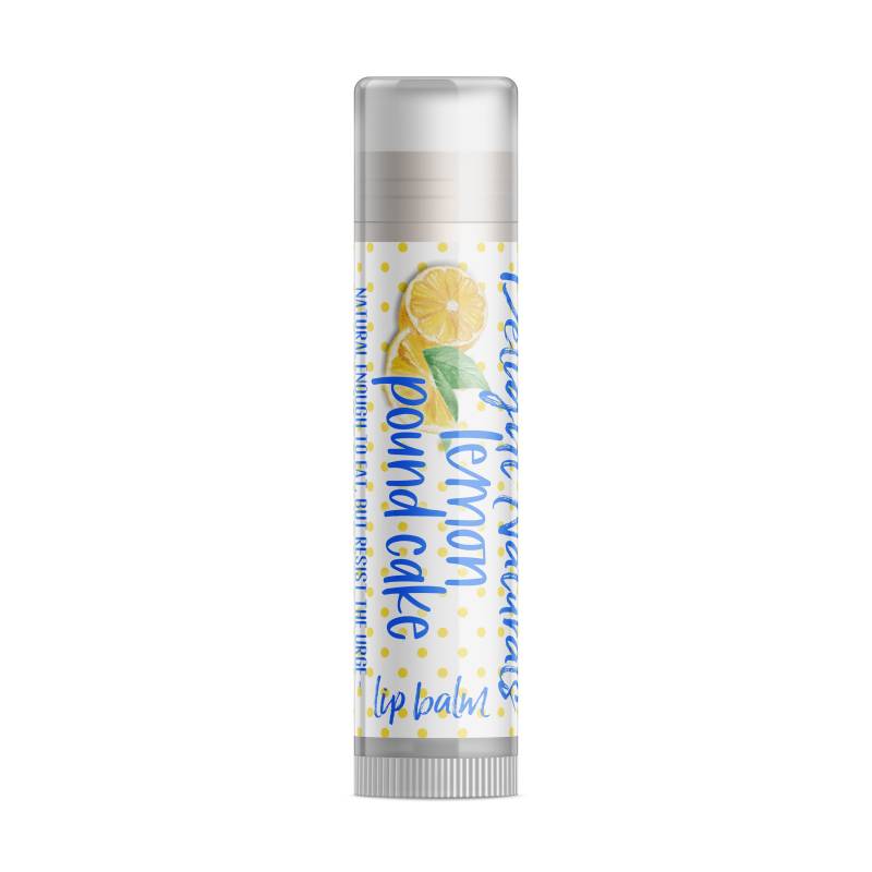 Delight Naturals Lemon Pound Cake Lippenbalsam - Single Tube von DelightNaturals