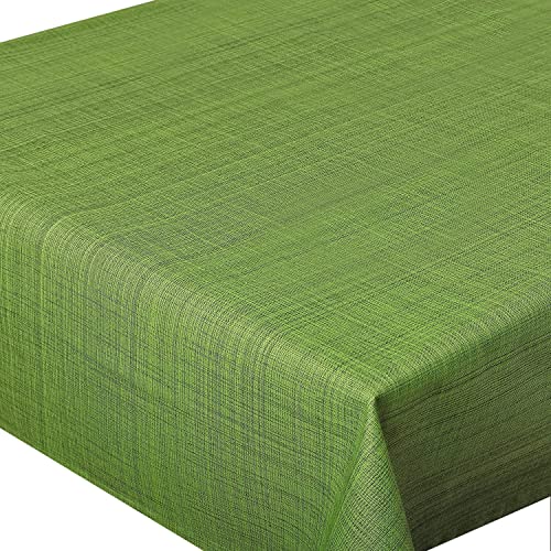 Delindo Lifestyle® Tischdecke SAMBA HOME, grün, 130x160 cm, Fleckschutz, abwaschbar, für Indoor und Outdoor von Delindo Lifestyle