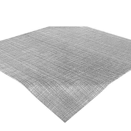 Delindo Lifestyle® Tischdecke SAMBA HOME, grau, Mitteldecke in 85x85 cm, Fleckschutz, abwaschbar, für Indoor und Outdoor von Delindo Lifestyle