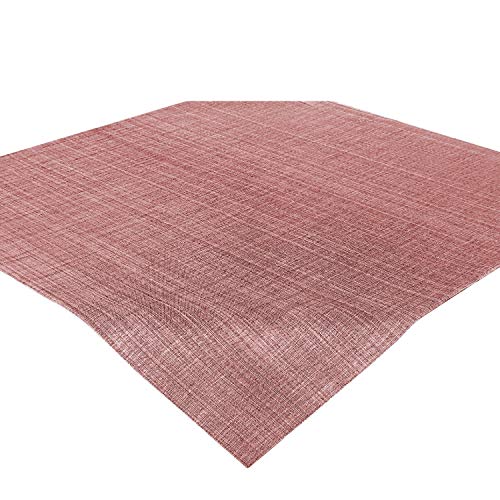 Tischdecke, Mitteldecke Samba, Altrosa - rosa, in 85x85 cm, Fleckschutz, abwaschbar, für Indoor und Outdoor von Delindo Lifestyle