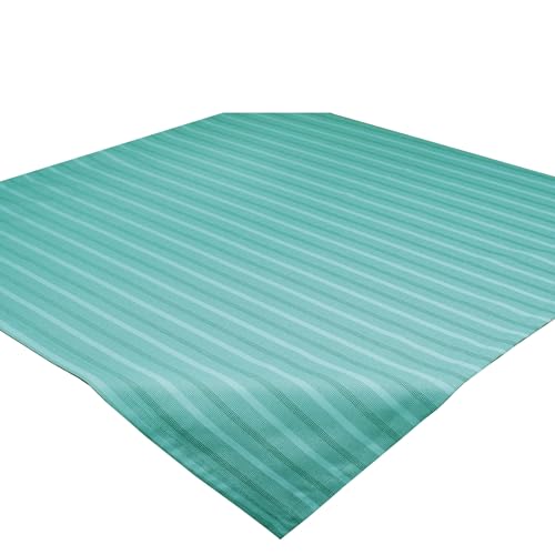 Tischdecke RIO, mit Fleckschutz, uv-beständig und abwaschbar, Mitteldecke für Indoor und Outdoor, türkis, 85x85 cm von Delindo Lifestyle