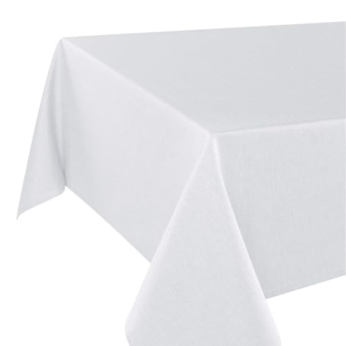 Tischdecke Wien Home, Moderne Tischwäsche für Bierzeltgarnitur mit Fleckschutz, weiß, 110x260 cm Tischdecke Wien Home, Moderne Tischwäsche für Bierzeltgarnitur mit Fleckschutz, weiß, 110x260 cm von Delindo Lifestyle