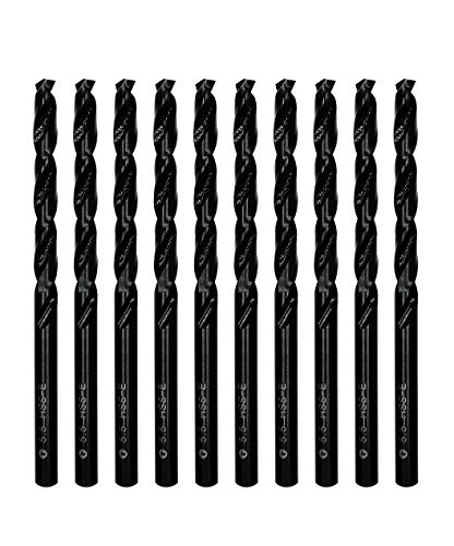 DelitonGude 5,5mm HSS M35 Cobalt Twist Bohrer, Hochgeschwindigkeitsstahl, Satz 10, passend für Stähle, Gusseisen und andere Metalle (5,5mm) von DelitonGude