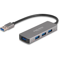 DeLOCK USB-Hub 4-fach grau von Delock