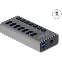 DeLOCK USB-Hub 7-fach grau von Delock