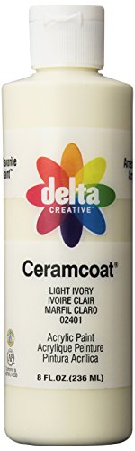 Plaid: Delta Ceramcoat Acrylfarbe 8oz-light Ivory – blickdicht, andere, mehrfarbig von Delta Creative