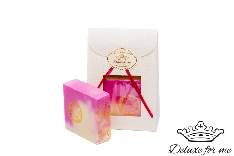 104.21Eur/1Kg Duschbutter Rose Mit Seide in Geschenkverpackung von Deluxeforme