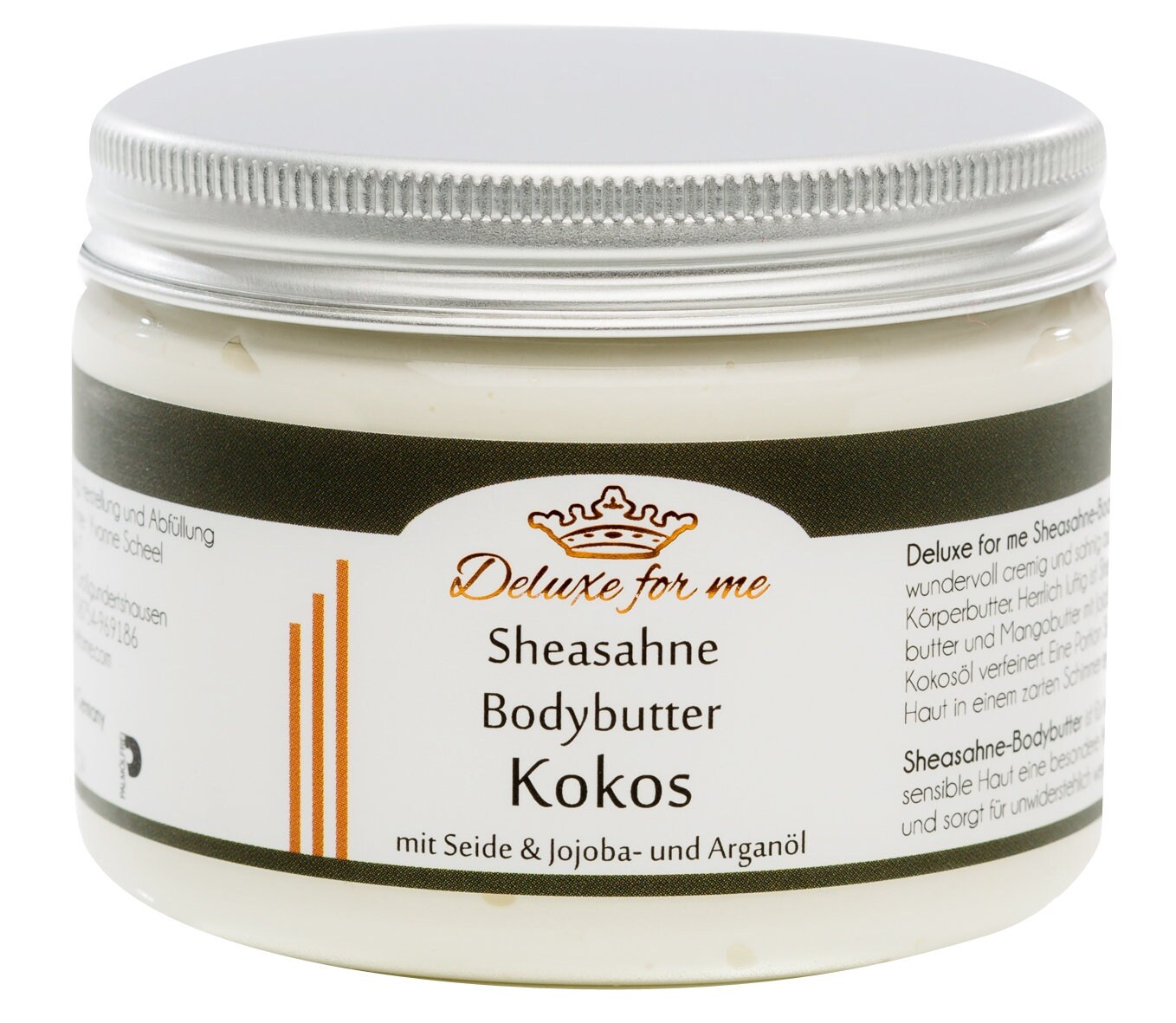 194.29Eur/1Kg Bodybutter - Sheasahne Kokos von Deluxeforme