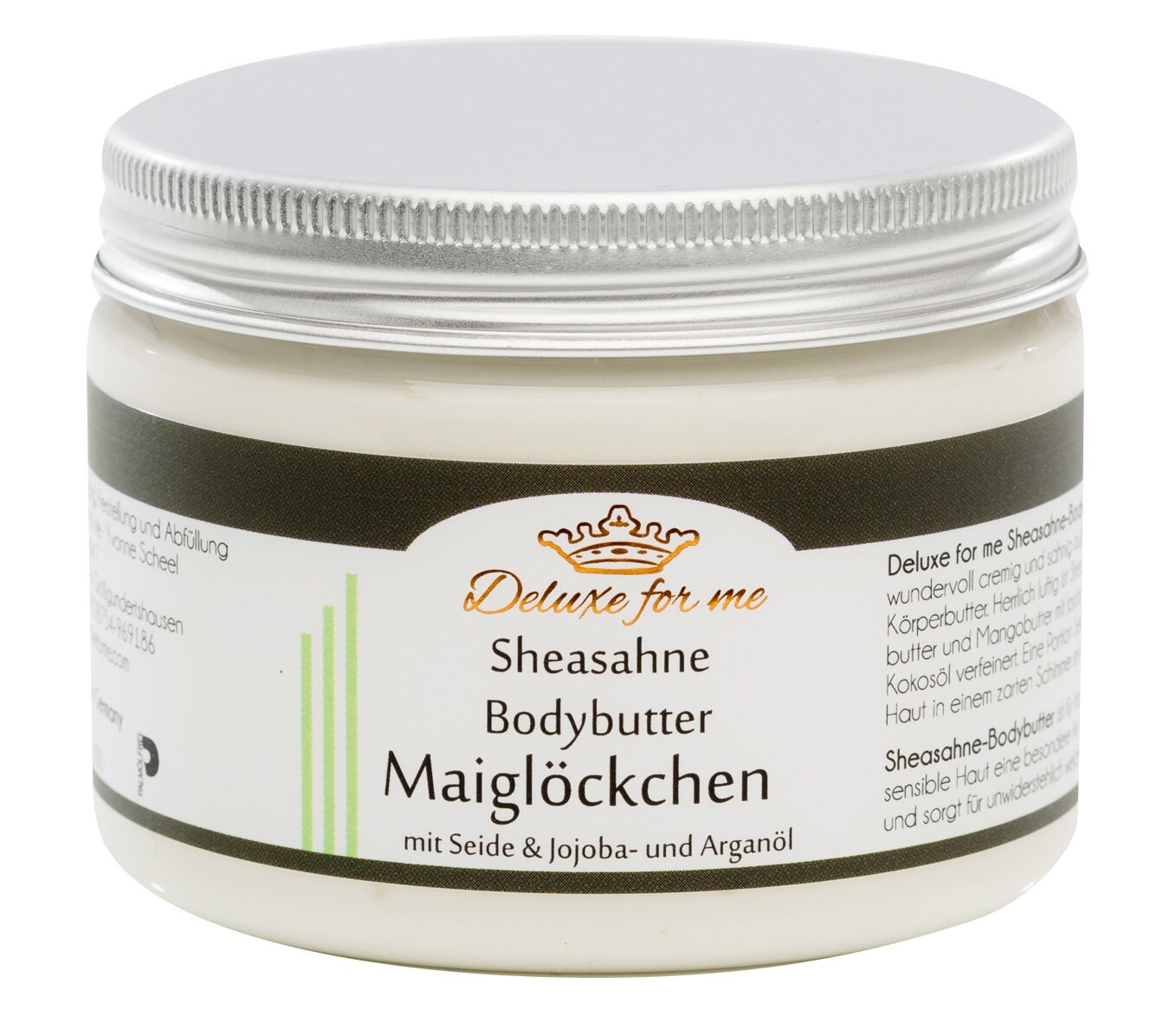 194.29Eur/1Kg Bodybutter - Sheasahne Maiglöckchen von Deluxeforme