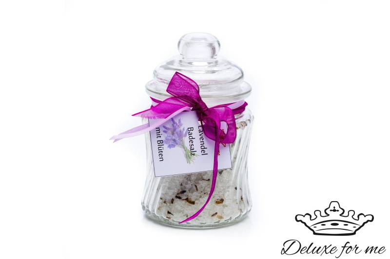 33.60Eur/1Kg Badesalz Lavendel Mit Blüten von Deluxeforme