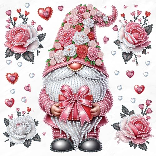 5D DIY Teilbohrer Diamond Painting Bilder Kobold Kit, Diamant Malerei Bilder Mosaik Kobold Deko, Diamant Painting Kinder Set 30x30cm (04) von Demiawaking