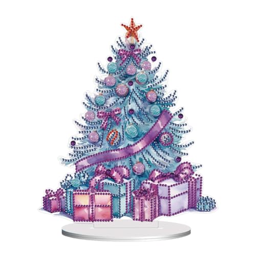 Demiawaking DIY 5D Mosaik Kristall Diamond Painting Weihnachtsbaum Handwerk Diamant Malerei Kit Weihnachtsdeko Ornamente Geschenke (I) von Demiawaking