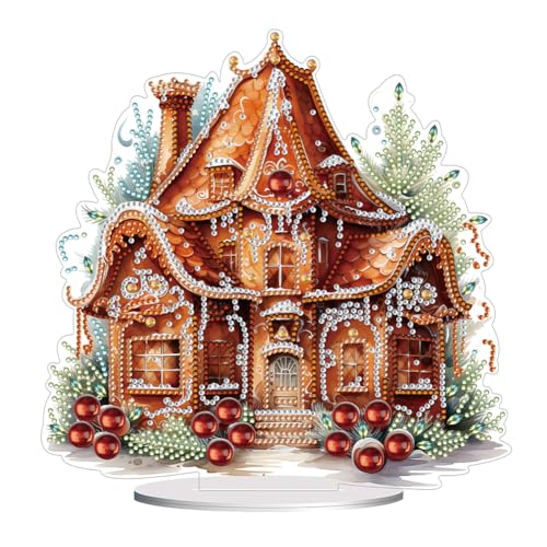 Demiawaking DIY 5D Mosaik Kristall Diamond Painting Weihnachtsbaum Handwerk Diamant Malerei Kit Weihnachtsdeko Ornamente Weihnachten Geschenke (17) von Demiawaking