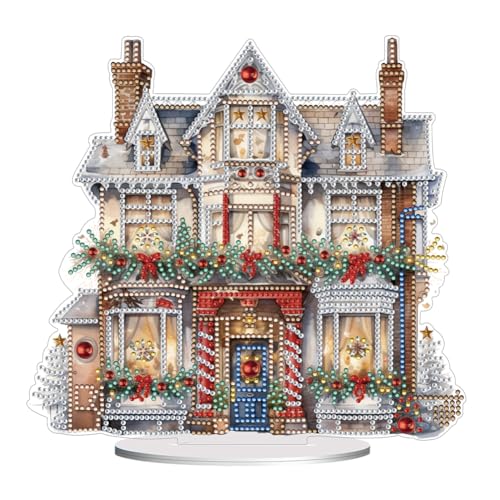 Demiawaking DIY 5D Mosaik Kristall Diamond Painting Weihnachtsbaum Handwerk Diamant Malerei Kit Weihnachtsdeko Ornamente Weihnachten Geschenke (21) von Demiawaking