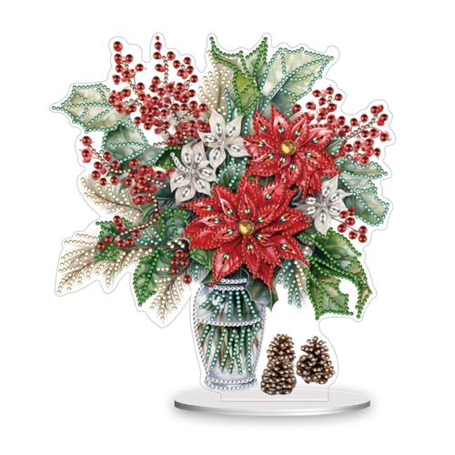 Demiawaking DIY 5D Mosaik Kristall Diamond Painting Weihnachtsbaum Handwerk Diamant Malerei Kit Weihnachtsdeko Ornamente Weihnachten Geschenke (25) von Demiawaking