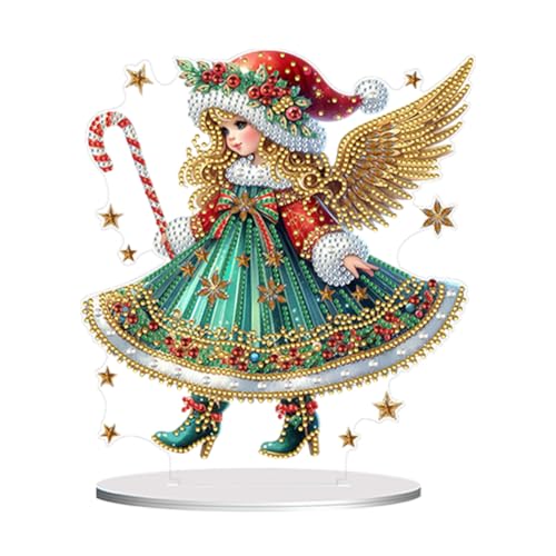 Demiawaking DIY 5D Mosaik Kristall Diamond Painting Weihnachtsbaum Handwerk Diamant Malerei Kit Weihnachtsdeko Ornamente Weihnachten Geschenke (28) von Demiawaking