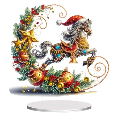 Demiawaking DIY 5D Mosaik Kristall Diamond Painting Weihnachtsbaum Handwerk Diamant Malerei Kit Weihnachtsdeko Ornamente Weihnachten Geschenke (32) von Demiawaking