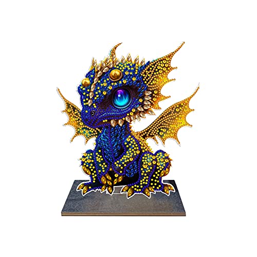 Demiawaking Diamond Painting Drachen Deko DIY Diamant Malerei Tischdeko Ornamente Geschenke (Drachen B) von Demiawaking