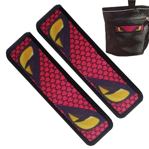 Demsyeq Aufnäher für Kleidung, Schlangenaugen-Patches für Rucksäcke, dekorative Applikation, reflektierend, für Taschen, Hundewesten, Set mit 2 selbstklebenden Jackenabzeichen Demsyeq Aufnäher für Kleidung, Schlangenaugen-Patches für Rucksäcke, dekorative Applikation, reflektierend, für Taschen, Hundewesten, Set mit 2 selbstklebenden Jackenabzeichen von Demsyeq