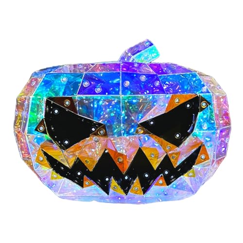 Deojtga Halloween-Phantomlaterne, prismatische LED- - Phantom Halloween LED Prismatic Light | Bunter Halloween--dekorativer Glitzer für Boote, Terrasse, Terrasse, Hof von Deojtga