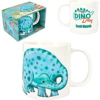 DEPESCHE Kaffeebecher Dino World weiß/blau 0,25 l von Depesche