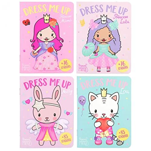 Depesche 12014 Princess Prinzessin Mimi Mini Dress Me Up Stickerbuch 1 von 4, auswahl nach Verfügbarkeit von Depesche