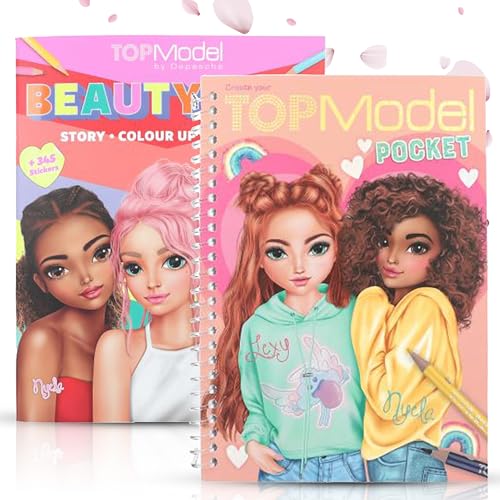 Depesche TOPModel Malbuch Beauty Fun & TOPModel Pocket Malbuch – perfekt für Modebegeisterte! von Depesche