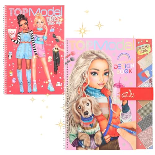 TOPModel Mega Style Set: Dress Me Up Groß CUTIE STAR + Special Design Book – Kreatives Mode-Design-Kit für Kinder von Depesche