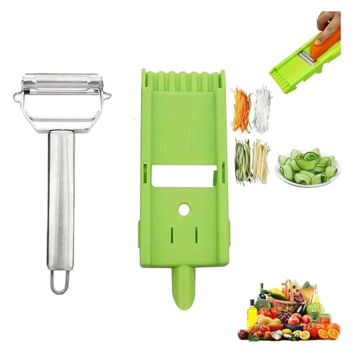 Zestio Schäler, Multipelador De Patatas, Multi Kartoffelschäler, Multi Doppelmesser Schäler, Gemüseschneider, Gemüseschneider, Gemüseschneider, für Karotten Kartoffel Melone Gadget Gemüse Obst (1PC) von Depploo