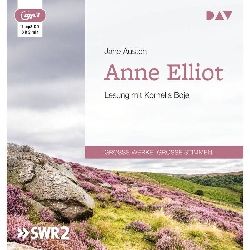 Anne Elliot Oder Die Kunst Der Überredung,1 Audio-Cd, 1 Mp3 - Jane Austen (Hörbuch) von Der Audio Verlag, DAV