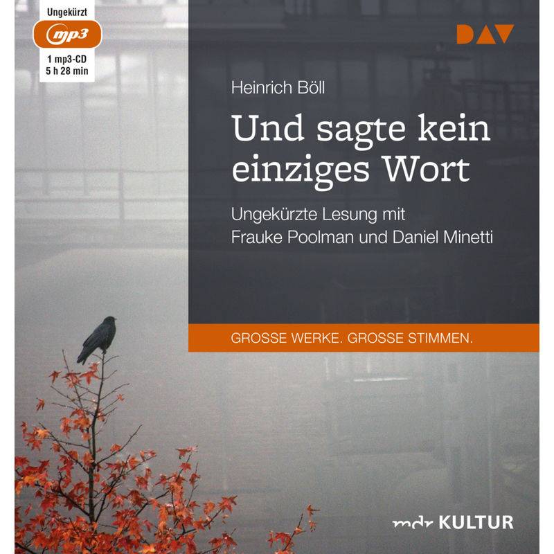 Und Sagte Kein Einziges Wort,1 Audio-Cd, 1 Mp3 - Heinrich Böll (Hörbuch) von Der Audio Verlag, DAV
