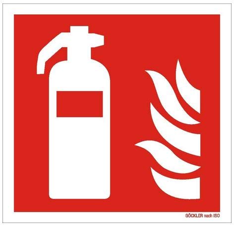 Hochwertiges Feuerlöscher Schild Feuerlöscher-Symbol-Schild F001,Gr.: 50 x 50 mm, mit selbstklebender Folie rot, Symbol nach ISO 7010 DIN EN ISO 7010 Hochwertiges Feuerlöscher Schild Feuerlöscher-Symbol-Schild F001,Gr.: 50 x 50 mm, mit selbstklebender Folie rot, Symbol nach ISO 7010 DIN EN ISO 7010 von DerABCFeuerlöscher.de GmbH