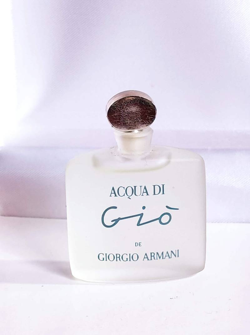 Aqua Di Gio Armani | Eau De Toilette Miniatur Parfum Reisegröße 5 Ml Vintage 1990Er Jahre von DerAusstatter