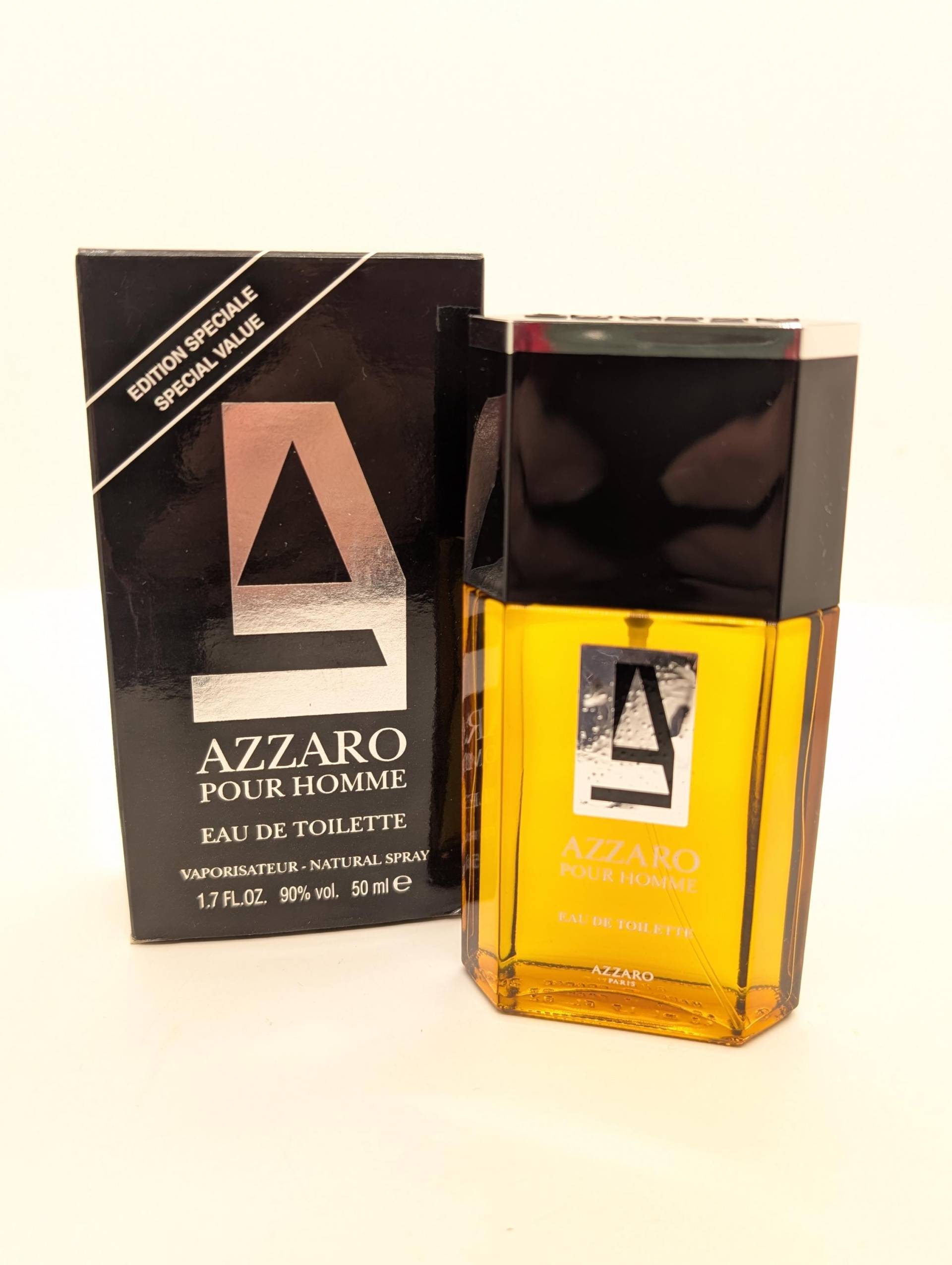 Azzaro Pour Homme | 50 Ml Eau De Toilette Spray 1990Er Vintage Herren Parfum Mit Box Alte Formel von DerAusstatter