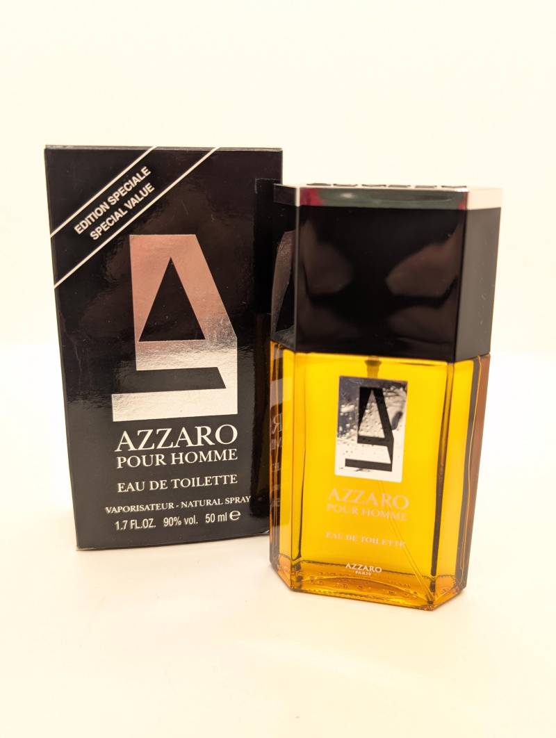 Azzaro Pour Homme | 50 Ml Eau De Toilette Spray 1990Er Vintage Herren Parfum Mit Box Alte Formel von DerAusstatter