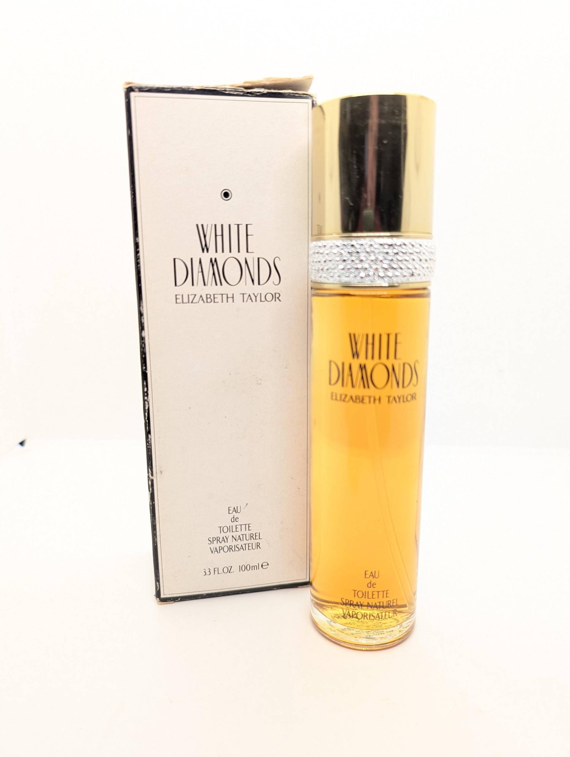 Elisabeth Taylor White Diamonds Parfum | 100 Ml Eau De Toilette Spray Vintage Old Formula Mit Original Box von DerAusstatter