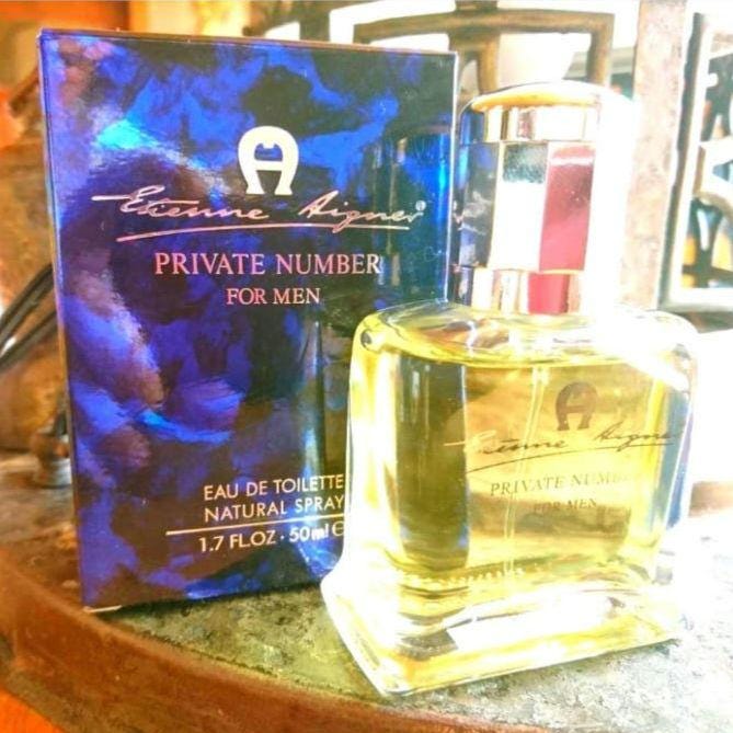 Etienne Aigner Private Number Men | Edt 50Ml Spray 1990S Vintage Perfume von DerAusstatter