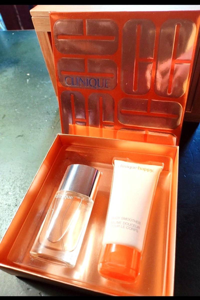 Vintage Clinique Happy Parfum Set von DerAusstatter