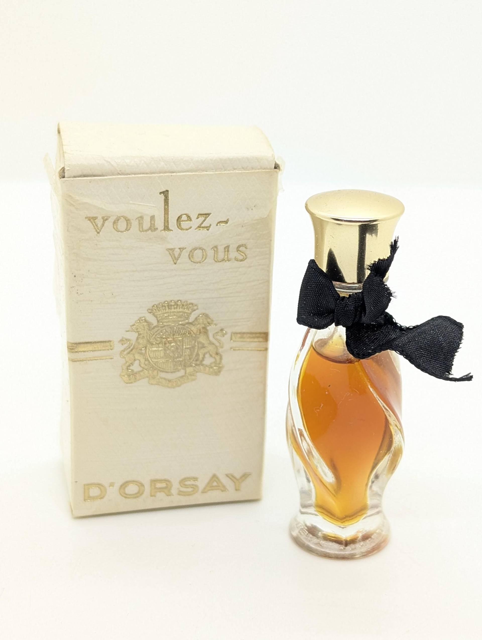 Voulez-Vouz D'orsay | Parfum Extrait 7.5Ml/0.25 Fl.oz Splash Boxed |1960S Vintage Old Fotmula von DerAusstatter