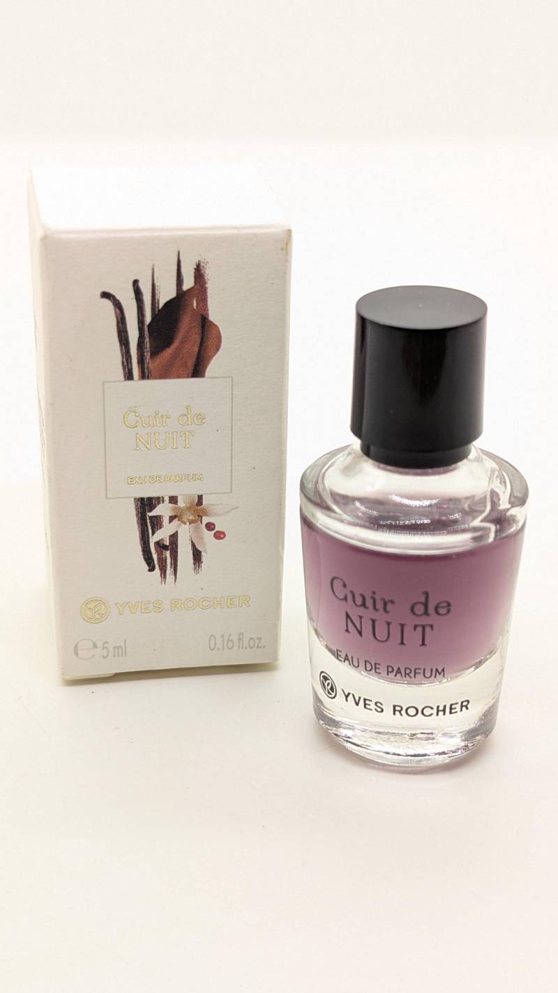 Yves Rocher Cuir De Nuit |Miniatur | Parfum Reisegröße Eau Splash 5 Ml Vintage 2000Er von DerAusstatter