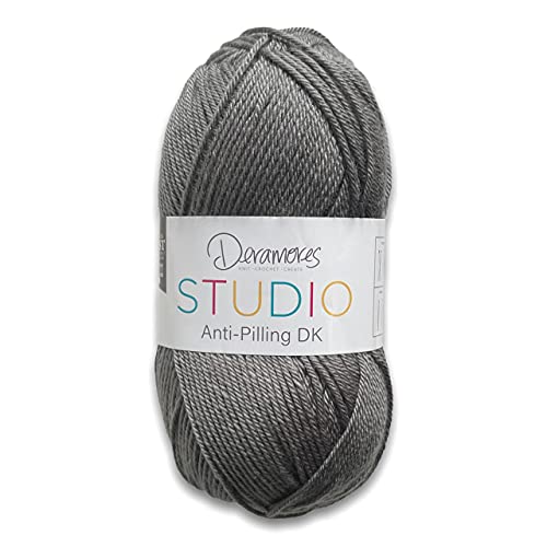 Deramores Studio DK Anti-Pilling-Garn, 100 g, Smoke von Deramores