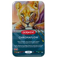 DERWENT Chromaflow Buntstifte farbsortiert, 24 St. von Derwent