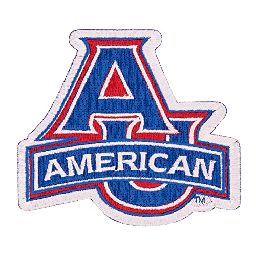 American University Patch AU Eagles bestickte Applikation zum Aufnähen oder Aufbügeln Blazer Jackentasche (Patch – Design A) von Desert Cactus