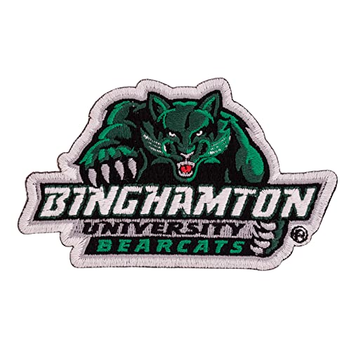 Binghamton University Patch Bearcats SUNY bestickte Applikation zum Aufnähen oder Aufbügeln, Blazer (Patch – Design B) von Desert Cactus