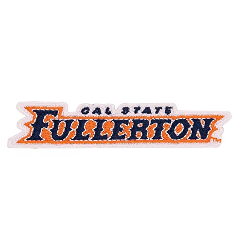 Cal State Fullerton Patch University California Titans CSUF Bestickte Applikation Patch zum Aufnähen oder Aufbügeln Blazer Jackentasche (Patch – Design A) von Desert Cactus