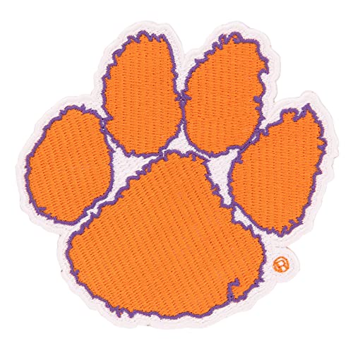 Clemson University Patch Tigers Bestickter Aufnäher zum Aufnähen oder Aufbügeln Blazer Jackentasche (Patch – Design A) von Desert Cactus