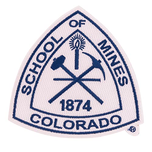 Colorado School of Mines Patch Orediggers bestickter Aufnäher zum Aufnähen oder Aufbügeln Blazer Jackentasche (Patch – Design A) von Desert Cactus