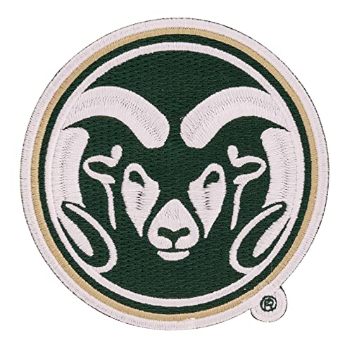 Colorado State University Patch Rams CSU bestickte Applikation zum Aufnähen oder Aufbügeln Blazer Jackentasche (Patch – Design A) von Desert Cactus